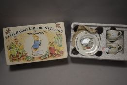 A boxed as new childrens tea set Beatrix Potter Wedgwood