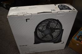 A boxed 50cm air circulator or fan