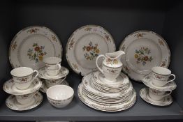 A part dinner and breakfast service by Royal Doulton in the Kingswood design