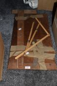A draughtsman style board with measuring and marking devices