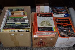 A large collection of Rail Engineer magazines and a selection of railway and steam related books