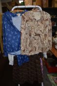 A selection of ladies vintage clothing.