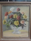J Torrington Bell, (1898-1970), an oil painting, still life, signed, 60 x 50cm, framed and glazed,