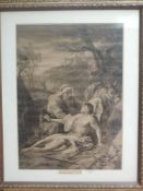 Plockhurst, (19th century), The Good Samaritan, 58 x 42cm ornate framed and glazed, 78 x 65cm