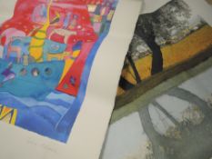 Sylvia Edwards, (20th century), after Ltd Ed prints, Noah's Place, signed and num 69/175, 54 x 44cm,