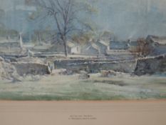 A Reginald Smith, (1871-1934), a watercolour, Spring-time Buckden, signed, 36 x 53cm, mounted framed