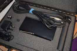 A Trantec handheld radio mic system , S3.2 , 175.000MHZ licence exempt according to label