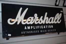 A Marshall shop sign