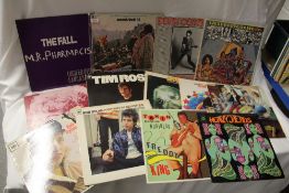 A twenty two album mixed bag with music from the Fall , Bob Dylan , Tim Rose and more on offer ,