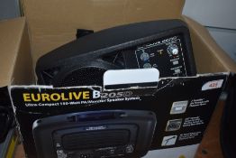 A Eurolive B205D compact 150-watt monitor