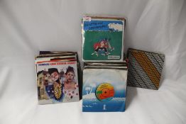 A lot of one hundred unplayed seven inch singles - these were sourced from a record shop and have