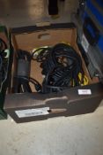 A selection of cables, mainly XLR