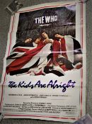 A Who ' Kids are Alright ' uk quad poster with some wear / Mod interest