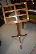 A 19th Century golden oak music stand