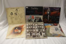 A lot of six albums with the Who , Rory Gallagher and Led Zeppelin on offer here