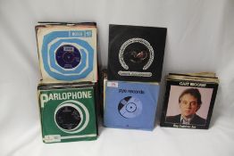 A lot of one hundred unplayed seven inch singles - these were sourced from a record shop and have
