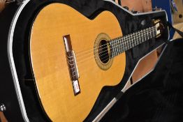 An Admira 1000E classical, with pickup fitted (passive) , in hard shell case