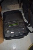 A Technics SM-AC1200 midi orchestra desk top console unit, with bag and accesories
