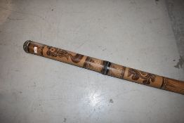 A traditional digeridoo