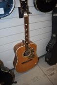 A dreadnought acoustic guitar body, Western style , unnamed
