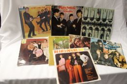 A lot of eight albums - 1960's interest with titles by Manfred Mann , the rare Herd album and more
