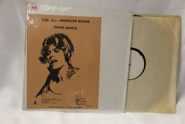 A David Bowie Bootleg album - original press - ' All American '