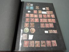 A GB Stamp Album, Queen Victoria to George VI, mint and used, Penny Black, two Two Pence Blue,