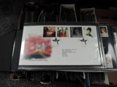 A box containing 5 albums of GB & Commonwealth First Day Covers, Presentation Packs and Stamp