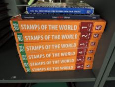 Six 2018 Stanley Gibbons Stamps Of The World Catalogues, vols 1-6 along with two 2008 & 2014