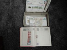 A Triumph World Stamp Album, mainly used, Algeria to Victoria, Great Britain included Penny Red