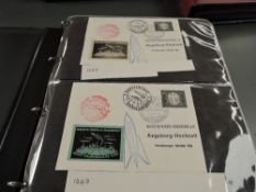 Eight Stanley Gibbons Malvern Cover Albums containing World First Day Covers 1961-2004 includes