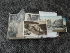 A collection of Black & White and Colour Postcards, Real Photo Cards, Street Scenes, mainly northern