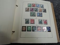 A German Stamp Album, 1933-1990, used, Third Reich, West Berlin etc, high catalogue value