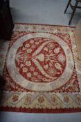 A traditional rug, approx. 140 x 135cm
