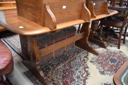 A mid stain Ercol dining table