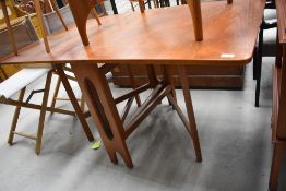 A vintage teak gateleg table