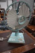 A vintage Pifco Spinair Senior desk fan