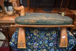 A traditional camel stool