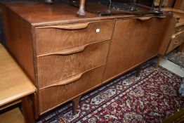 A vintage teak sideboard