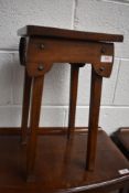 A Gothic style occasional table or stool
