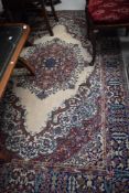 A vintage rug/carpet square, approx. 230 x 140cm