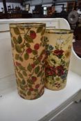 Two vintage umbrella stands