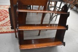 A Victorian Gothic wall shelf