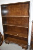 An early to mid 20th Century stained frame bookshelf