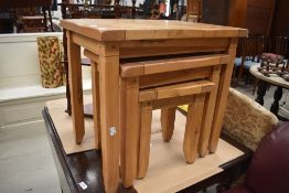 A modern nest of three tables