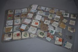 A collection of vintage stamps and postal marks, various area interests to include Surrey,Bath and