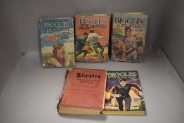 Five volumes, Biggles interest