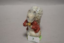 A figure study by Beswick on a BP1 back stamp Timmy Tiptoes Beatrix Potter