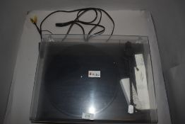 A Project audio systems turntable.