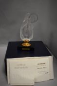 A 1984 Salvador Dali for Daum 'La Guitare' study,with certificate number 499.